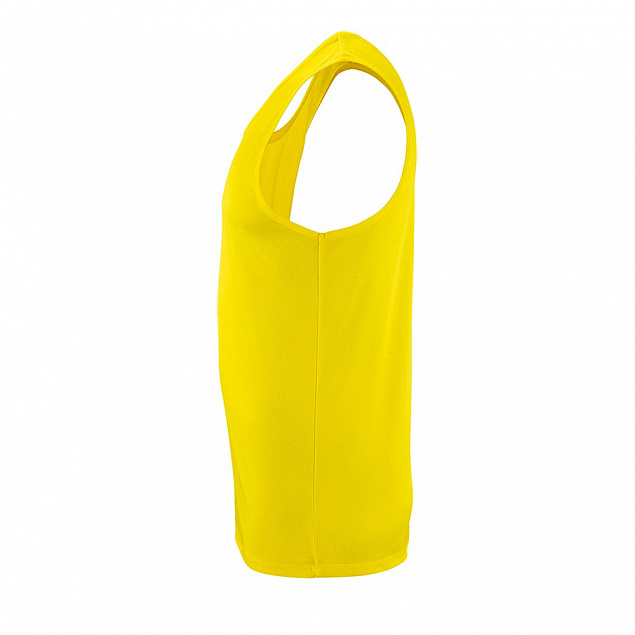 Майка мужская Sporty TT Men, желтый неон с логотипом в Москве заказать по выгодной цене в кибермаркете AvroraStore