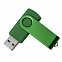 USB flash-карта DOT (16Гб), зеленый, 5,8х2х1,1см, пластик, металл с логотипом в Москве заказать по выгодной цене в кибермаркете AvroraStore