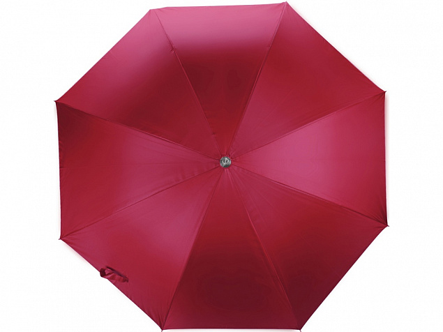 Зонт-трость полуавтомат Майорка, красный/серебристый с логотипом в Москве заказать по выгодной цене в кибермаркете AvroraStore