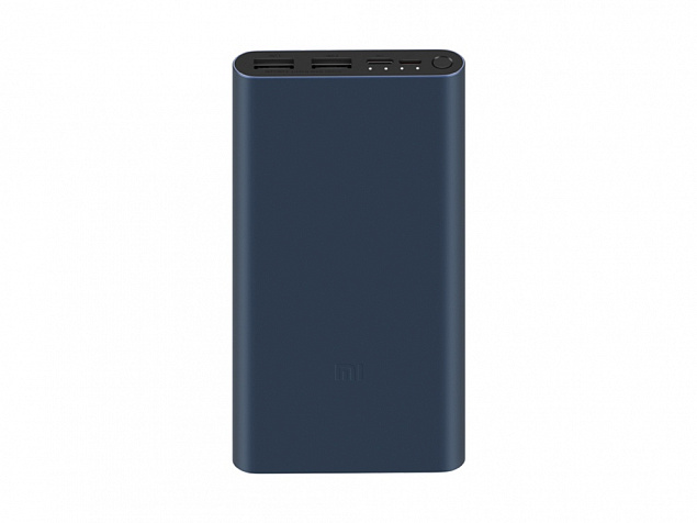 Аккумулятор внешний 10000mAh Mi 18W Fast Charge Power Bank 3 PLM13ZM (VXN4274GL) с логотипом в Москве заказать по выгодной цене в кибермаркете AvroraStore