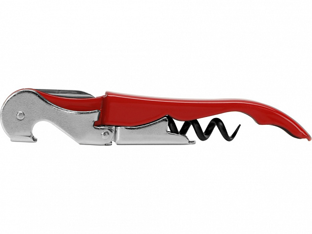 PULLTAPS BASIC FIRE RED/Нож сомелье Pulltap's Basic, красный с логотипом в Москве заказать по выгодной цене в кибермаркете AvroraStore