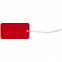 Багажная бирка Dorset, красная с логотипом в Москве заказать по выгодной цене в кибермаркете AvroraStore