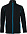 Куртка мужская NOVA MEN 200, черная с ярко-голубым с логотипом в Москве заказать по выгодной цене в кибермаркете AvroraStore