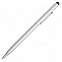 Шариковая ручка Touch Tip, серебристая с логотипом в Москве заказать по выгодной цене в кибермаркете AvroraStore