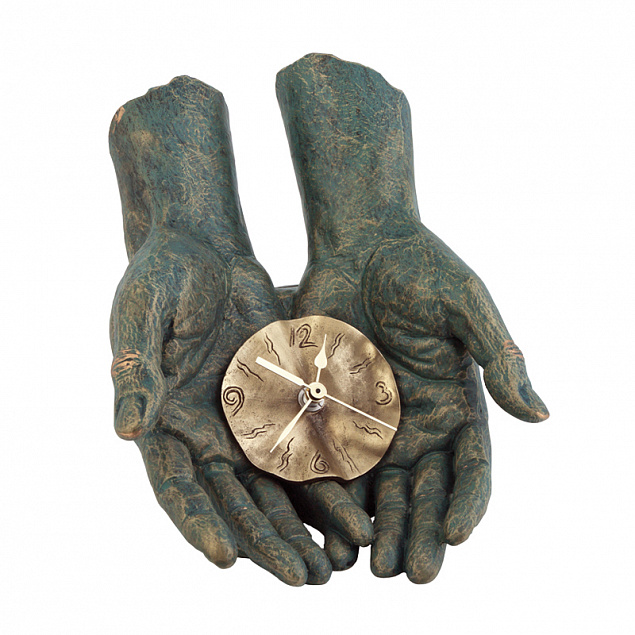Скульптура "Время в твоих руках" с логотипом в Москве заказать по выгодной цене в кибермаркете AvroraStore