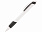 Ручка шариковая Соната, белый/черный с логотипом в Москве заказать по выгодной цене в кибермаркете AvroraStore