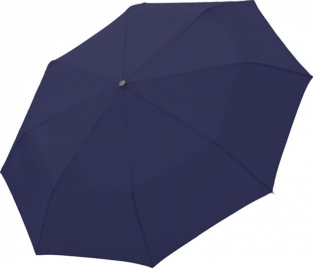 Зонт складной Fiber Magic, темно-синий с логотипом в Москве заказать по выгодной цене в кибермаркете AvroraStore
