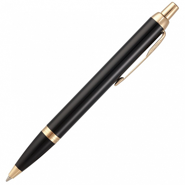 Ручка шариковая Parker IM Core K321 Black GT M с логотипом в Москве заказать по выгодной цене в кибермаркете AvroraStore