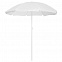Зонт пляжный Mojacar, белый с логотипом в Москве заказать по выгодной цене в кибермаркете AvroraStore