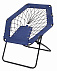 Складное кресло CHILL OUT, черный, синий с логотипом в Москве заказать по выгодной цене в кибермаркете AvroraStore