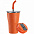 Термостакан Sapporo, оранжевый с логотипом в Москве заказать по выгодной цене в кибермаркете AvroraStore