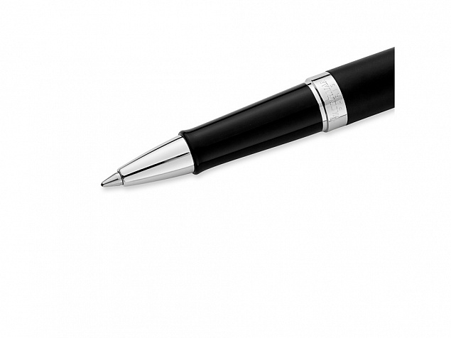 Ручка роллер «Hemisphere Matt Black CT F» с логотипом в Москве заказать по выгодной цене в кибермаркете AvroraStore