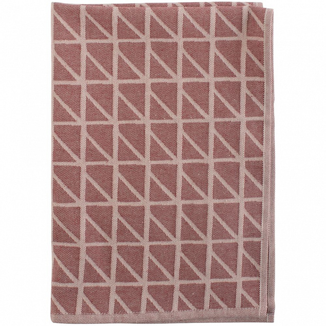 Кухонное полотенце Twist, бордовое с логотипом в Москве заказать по выгодной цене в кибермаркете AvroraStore