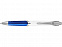 Ручка шариковая Призма белая/синяя с логотипом в Москве заказать по выгодной цене в кибермаркете AvroraStore