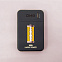 Универсальный аккумулятор OMG Flash 5 (5000 мАч) с подсветкой и soft touch, черный, 9,8х6.3х1,3 см с логотипом  заказать по выгодной цене в кибермаркете AvroraStore