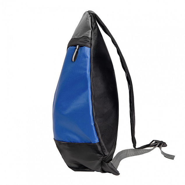 Рюкзак Pick синий,/серый/чёрный, 41 x 32 см, 100% полиэстер 210D с логотипом в Москве заказать по выгодной цене в кибермаркете AvroraStore