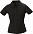 Рубашка поло стретч женская ALBATROSS, черная с логотипом в Москве заказать по выгодной цене в кибермаркете AvroraStore