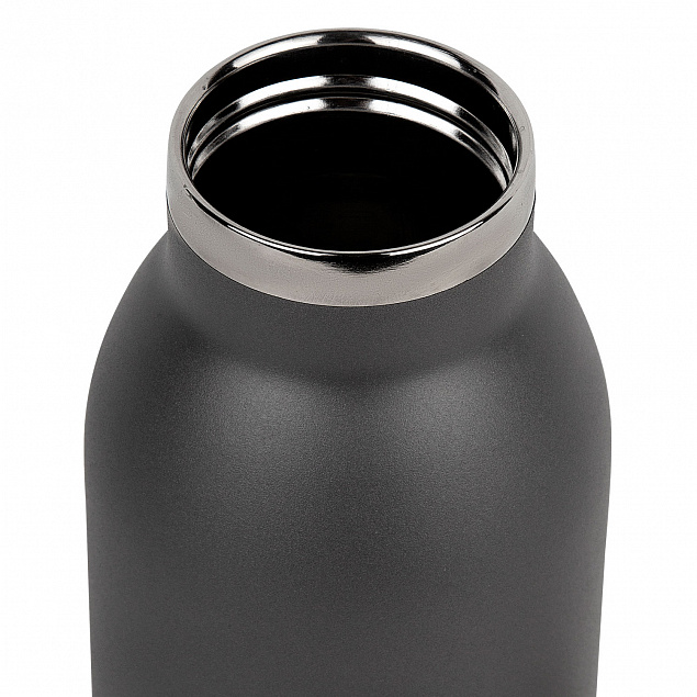Термобутылка вакуумная герметичная Portobello, Vesper, 500 ml, серая с логотипом в Москве заказать по выгодной цене в кибермаркете AvroraStore