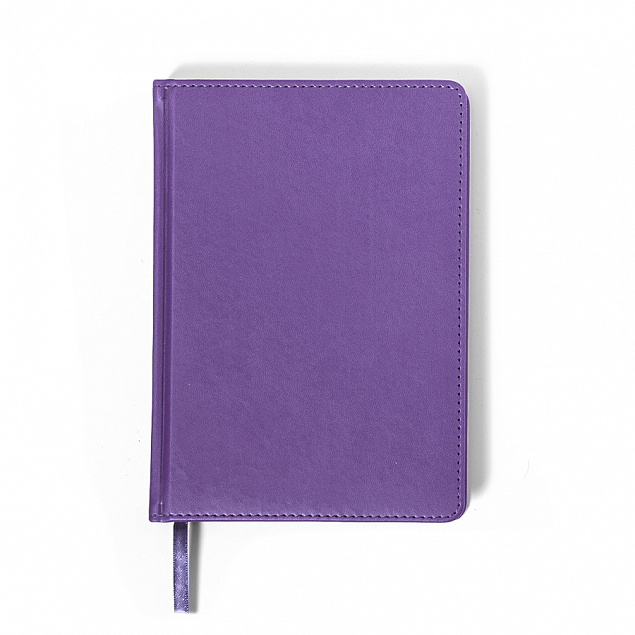 Ежедневник недатированный Campbell, А5, фиолетовый, белый блок с логотипом в Москве заказать по выгодной цене в кибермаркете AvroraStore
