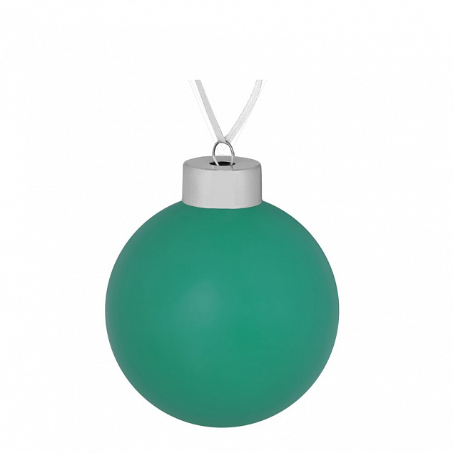 Елочный шар Colour, 8 см, зеленый с логотипом в Москве заказать по выгодной цене в кибермаркете AvroraStore