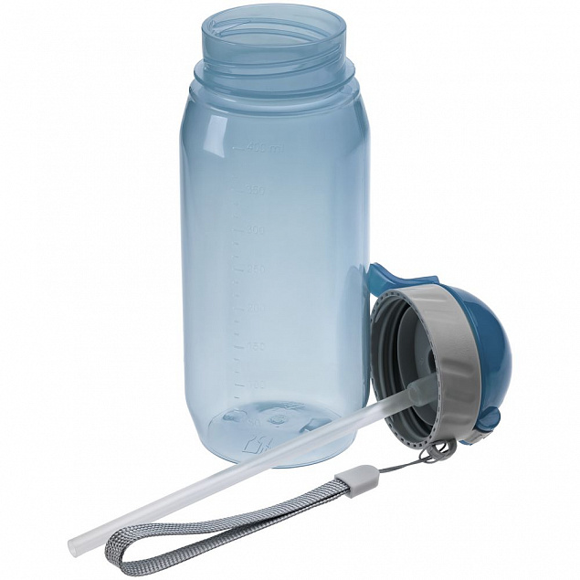 Бутылка для воды Aquarius, синяя с логотипом в Москве заказать по выгодной цене в кибермаркете AvroraStore
