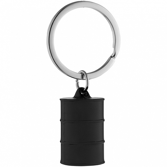 Брелок Barrel, черный с логотипом в Москве заказать по выгодной цене в кибермаркете AvroraStore