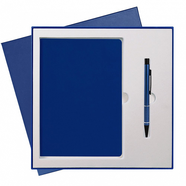 Подарочный набор Portobello/Sky синий (Ежедневник недат А5, Ручка) беж. ложемент с логотипом в Москве заказать по выгодной цене в кибермаркете AvroraStore