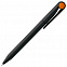 Ручка шариковая Prodir DS1 TMM Dot, черная с оранжевым с логотипом в Москве заказать по выгодной цене в кибермаркете AvroraStore