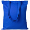 Холщовая сумка Countryside, ярко-синяя с логотипом в Москве заказать по выгодной цене в кибермаркете AvroraStore