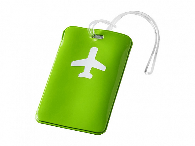 Бирка для багажа Voyage, зеленое яблоко с логотипом в Москве заказать по выгодной цене в кибермаркете AvroraStore
