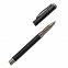 Алюминиевая ручка Lille с гелевым заправочным стержнем, черная с логотипом в Москве заказать по выгодной цене в кибермаркете AvroraStore