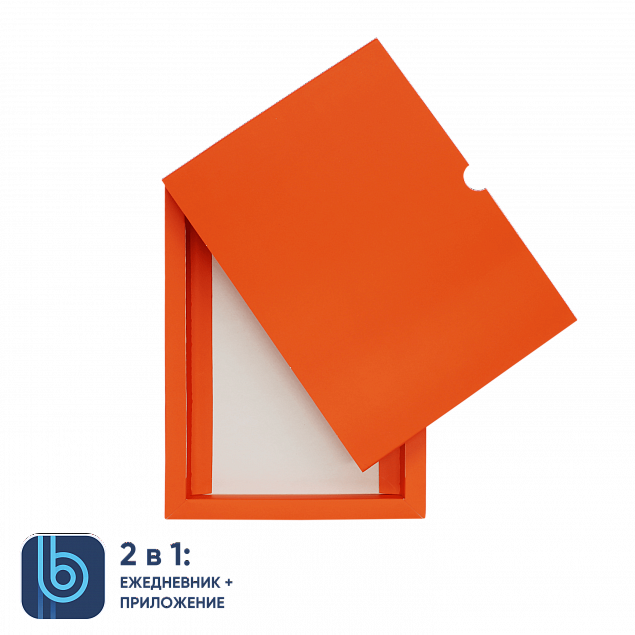 Коробка под ежедневник Bplanner (оранжевый) с логотипом в Москве заказать по выгодной цене в кибермаркете AvroraStore