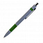 Шариковая ручка Colibri, серая/зеленая с логотипом в Москве заказать по выгодной цене в кибермаркете AvroraStore