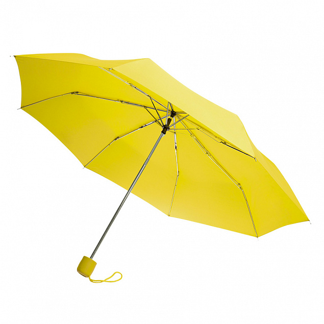 Зонт складной Lid, желтый цвет с логотипом в Москве заказать по выгодной цене в кибермаркете AvroraStore