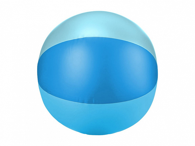 Мяч надувной пляжный Trias, синий с логотипом в Москве заказать по выгодной цене в кибермаркете AvroraStore