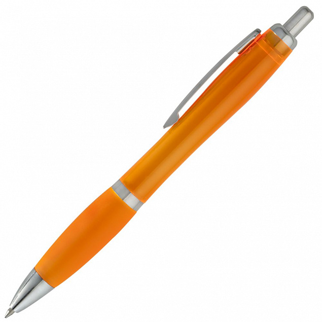 Ручка шариковая Venus, оранжевая с логотипом в Москве заказать по выгодной цене в кибермаркете AvroraStore