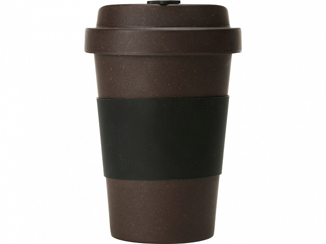 Стакан из кофе с силиконовой манжетой «Latte» с логотипом в Москве заказать по выгодной цене в кибермаркете AvroraStore