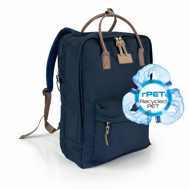 Рюкзак для ноутбука RPET 15,6 с логотипом в Москве заказать по выгодной цене в кибермаркете AvroraStore