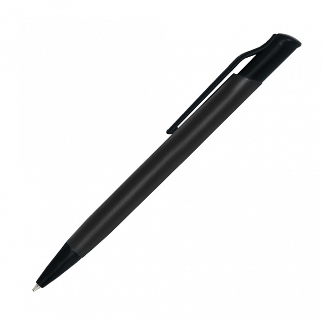 Шариковая ручка Grunge, черная с логотипом в Москве заказать по выгодной цене в кибермаркете AvroraStore