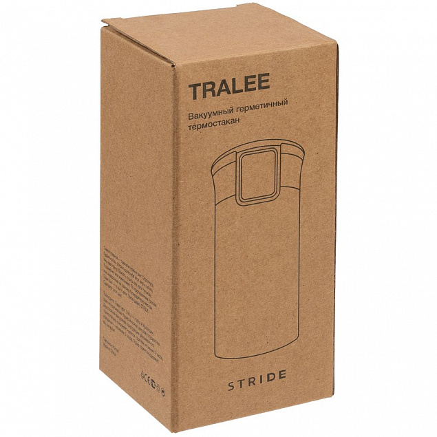 Термостакан Tralee, белый с логотипом в Москве заказать по выгодной цене в кибермаркете AvroraStore