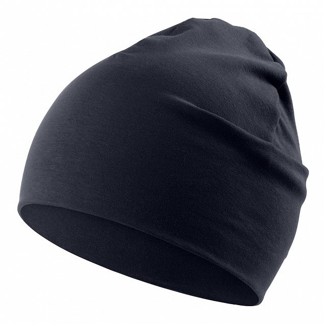 Шапка HeadOn ver.2, темно-синяя с логотипом  заказать по выгодной цене в кибермаркете AvroraStore