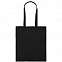 Холщовая сумка Basic 105, черная с логотипом в Москве заказать по выгодной цене в кибермаркете AvroraStore