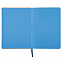 Ежедневник Blues недатированный, коричневый с голубым с логотипом в Москве заказать по выгодной цене в кибермаркете AvroraStore