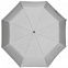 Зонт складной Manifest со светоотражающим куполом, серый с логотипом в Москве заказать по выгодной цене в кибермаркете AvroraStore