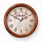 Часы настенные с деревянным ободом, дуб с логотипом в Москве заказать по выгодной цене в кибермаркете AvroraStore