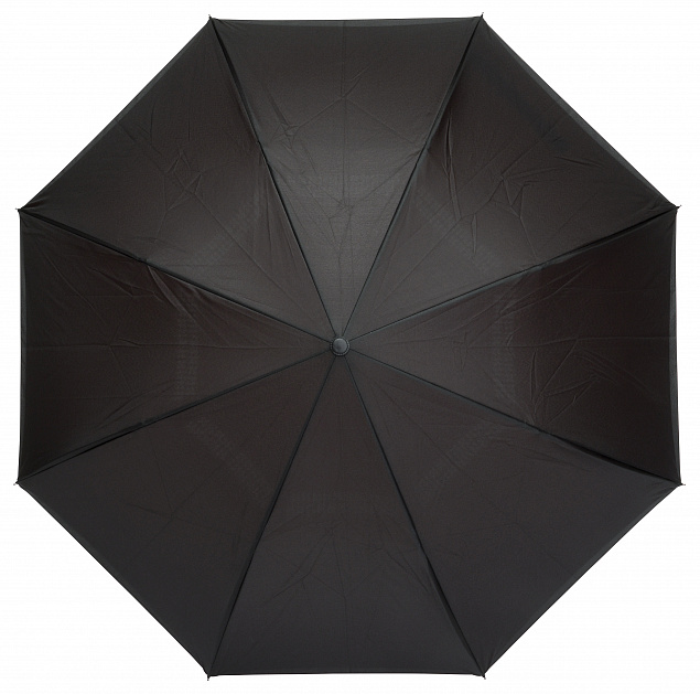 Реверсивный зонт-трость FLIPPED, черный, синий с логотипом в Москве заказать по выгодной цене в кибермаркете AvroraStore