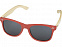 Sun Ray очки с бамбуковой оправой, красный с логотипом в Москве заказать по выгодной цене в кибермаркете AvroraStore