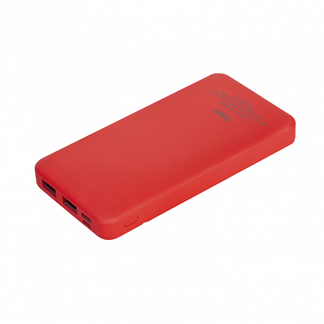Внешний аккумулятор, Skyline Plus, 10000 mAh, красный с логотипом в Москве заказать по выгодной цене в кибермаркете AvroraStore