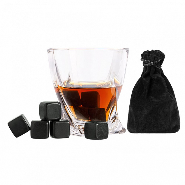Камни для охлаждения напитков Black Rocks с логотипом в Москве заказать по выгодной цене в кибермаркете AvroraStore