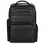 Кожаный рюкзак для ноутбука Santiago, черный с логотипом в Москве заказать по выгодной цене в кибермаркете AvroraStore